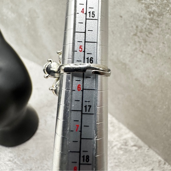 Vintage Multicolor Gem Cluster Adjustable Statement Ring 5.5 to 6.5 - Picture 3 of 9